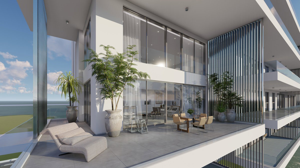 Apartments in Paphos facing the sea - luxury residential towers