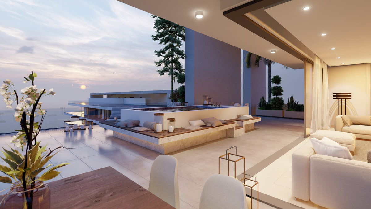 Apartments in Paphos facing the sea - luxury residential towers