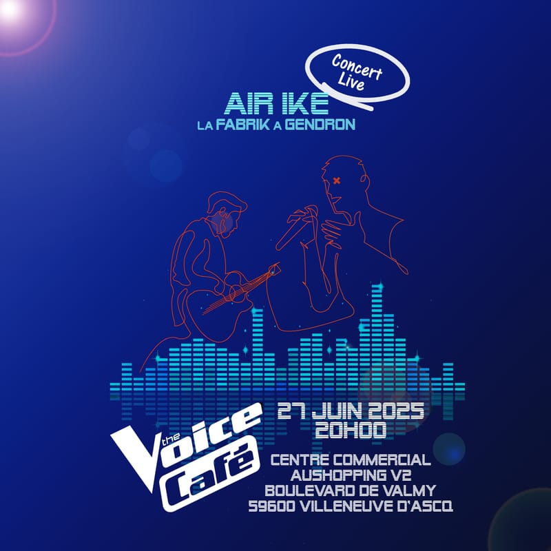Air ike en concert au "The Voice Café"