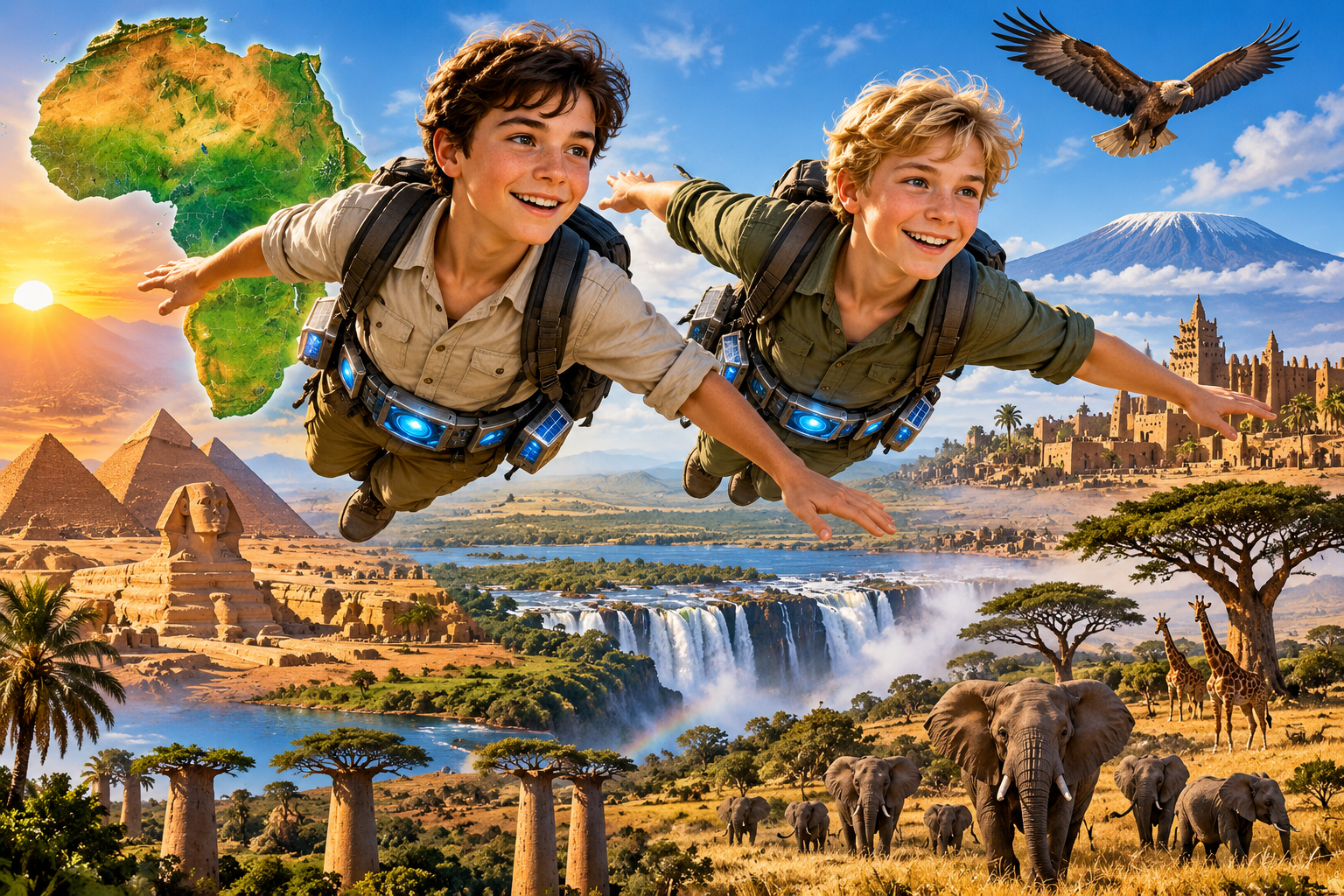 Paul and Din's Adventures in Africa