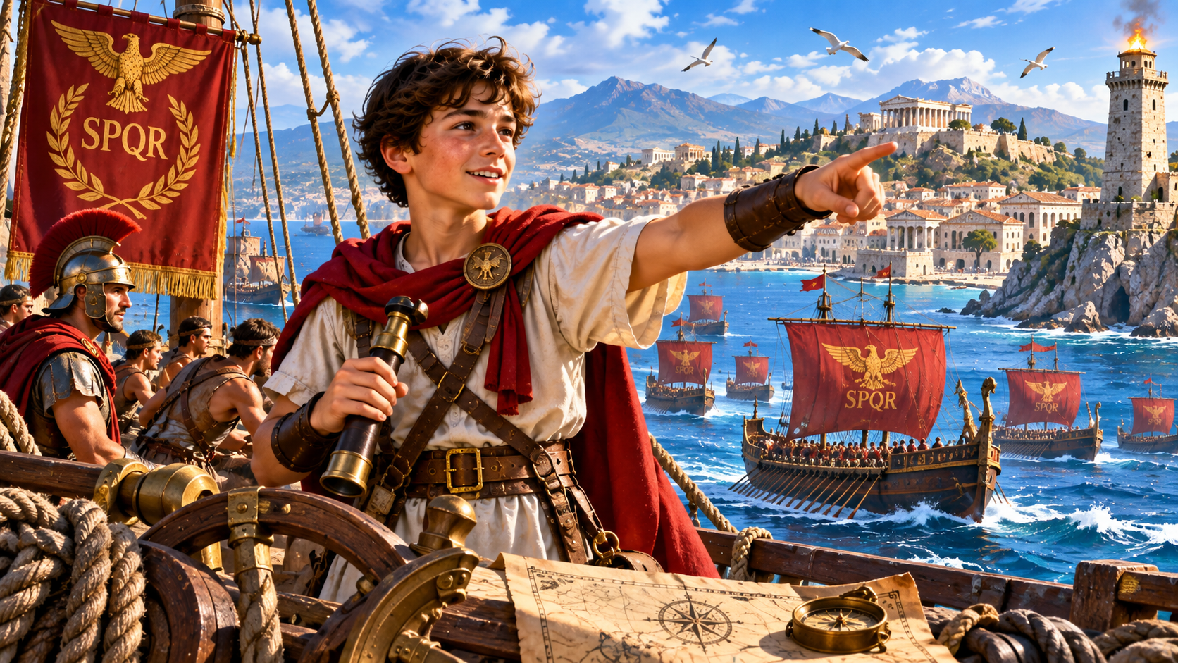Dan the Roman Navy Boy Scout
