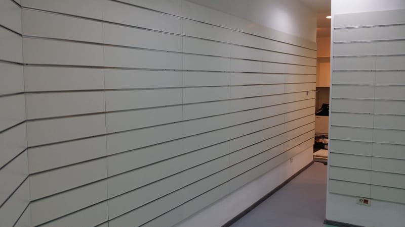 Commercial furniture type SLATWALL PANELS, CONSULTANCY