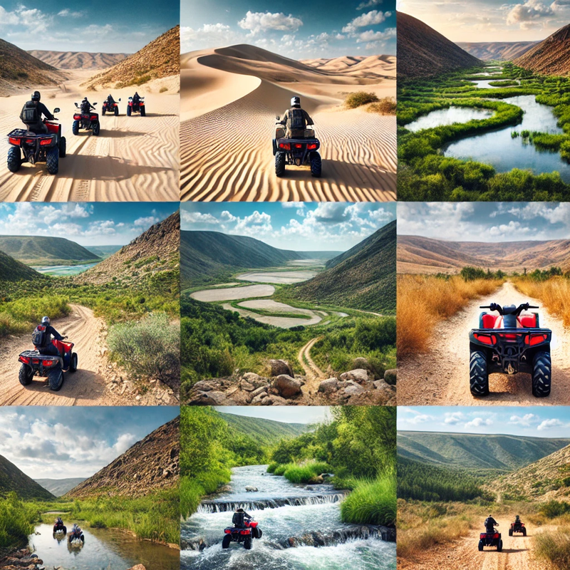 המסלולים הטובים ביותר לרכיבת טרקטורונים בישראל