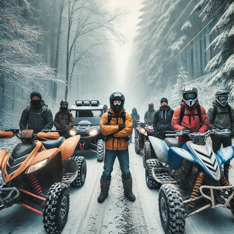 איך להתכונן לרכיבה על אופנועים, טרקטורונים ורייזרים בחורף?