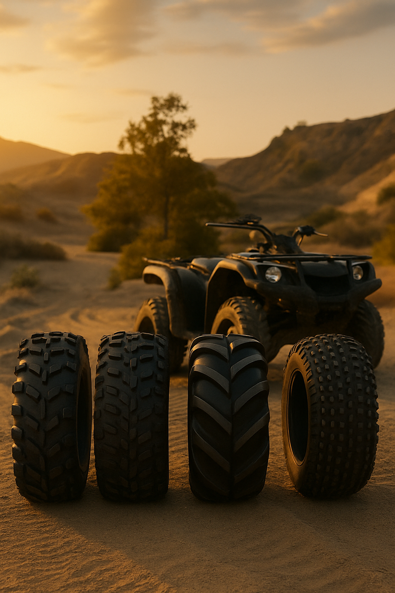 🎯 איך לבחור צמיגים לטרקטורון לפי סוג שטח – המדריך שלא סיפרו לכם