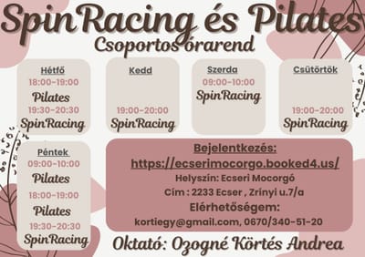 SpinRacing és Pilates Andival