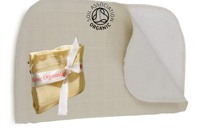 100% GOTS Organic Cotton Muslin Face Cloth: Gentle, Sustainable Skincare