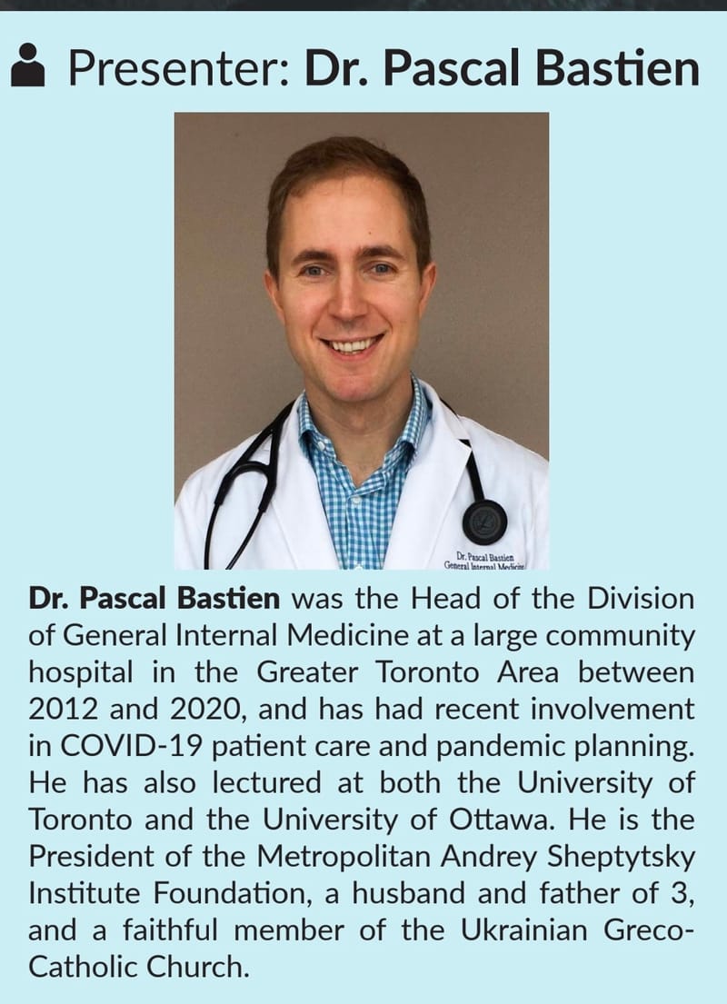 End of life care - A Catholic Perspective with Dr. Pascal Bastien