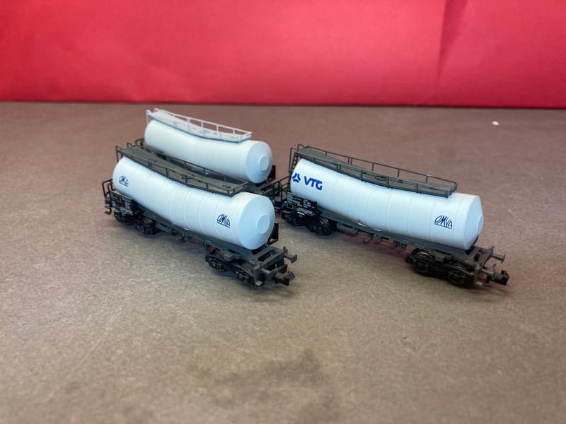 Coffret REE Modèles - 2 Wagons Citerne AZUR OLAZUR - échelle HO - Neuf