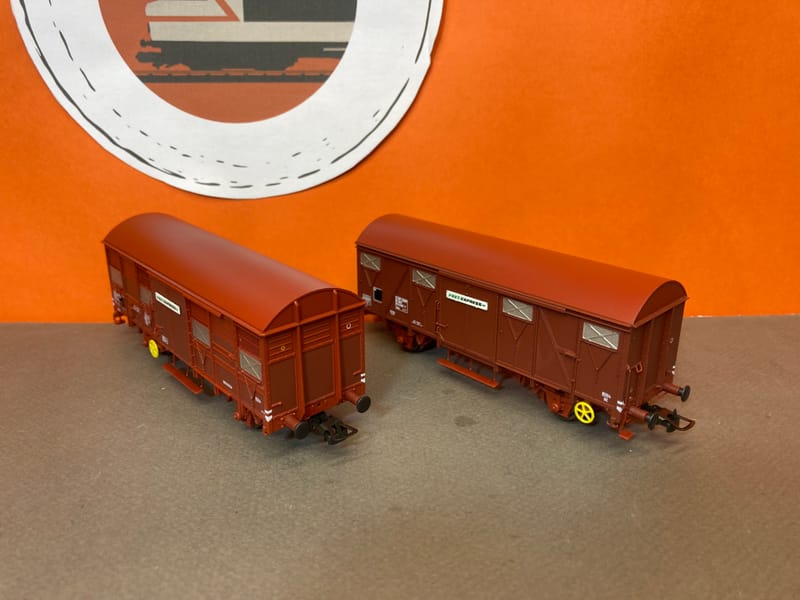 JOUEF wagon couvert court FRET EXPRESS HJ6187-2 NEUF • EUR 40,00