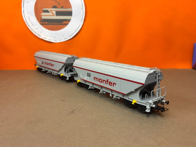 Rivarossi HO – 2 Coffrets De 2 Wagons Trémies FS (Époque 5) – NEUF