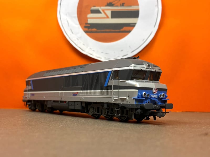 ROCO 62986 - Locomotive diésel type CC 72000 livrée 'Isabelle' ep V