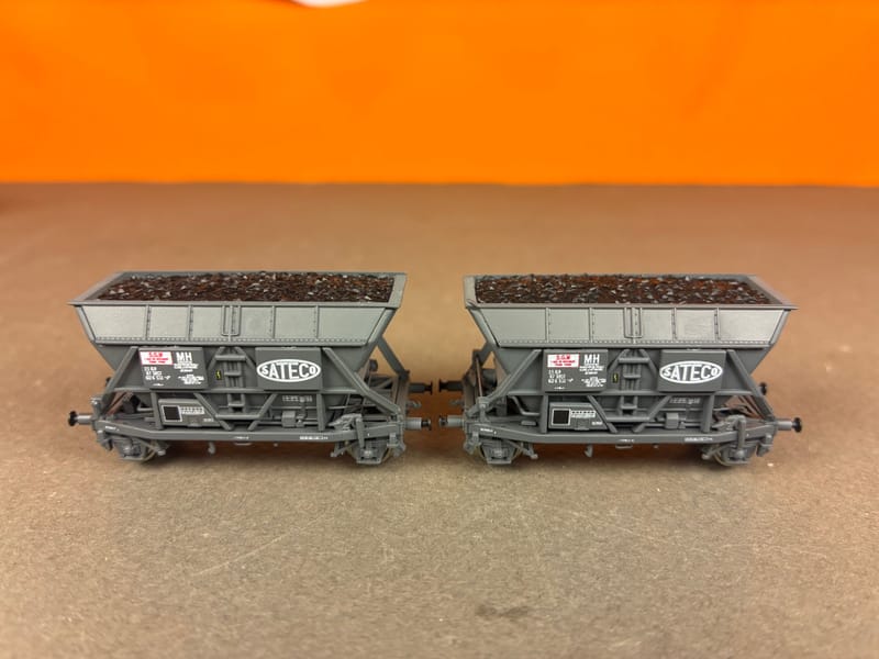 2 Wagons Trémie Nacco Ep VI N 1/160 – Arnold HN6390 – Neufs