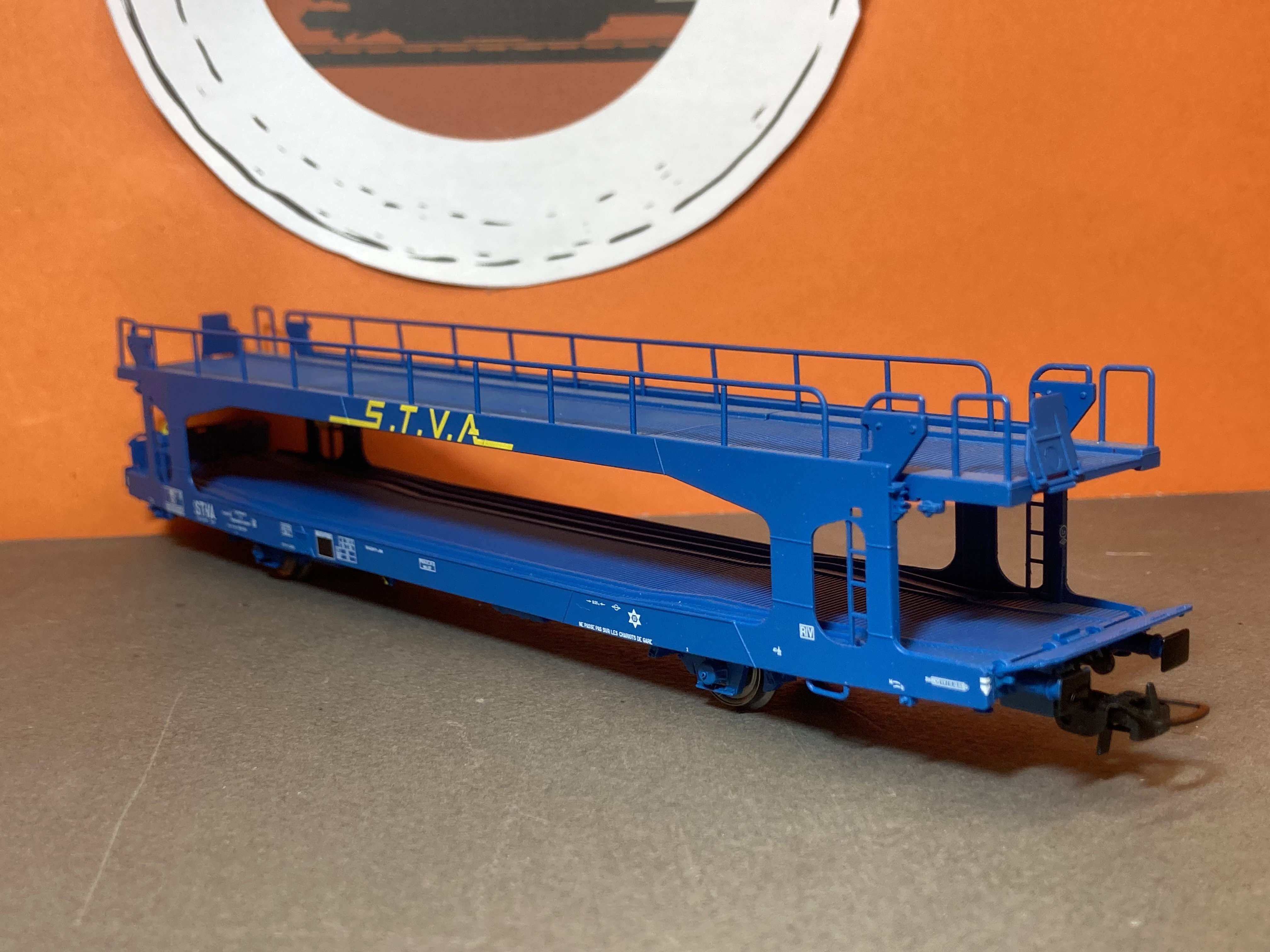 Set de 2 wagons portes autos TA 60 STVA SNCF - LSM30701 - LS Models