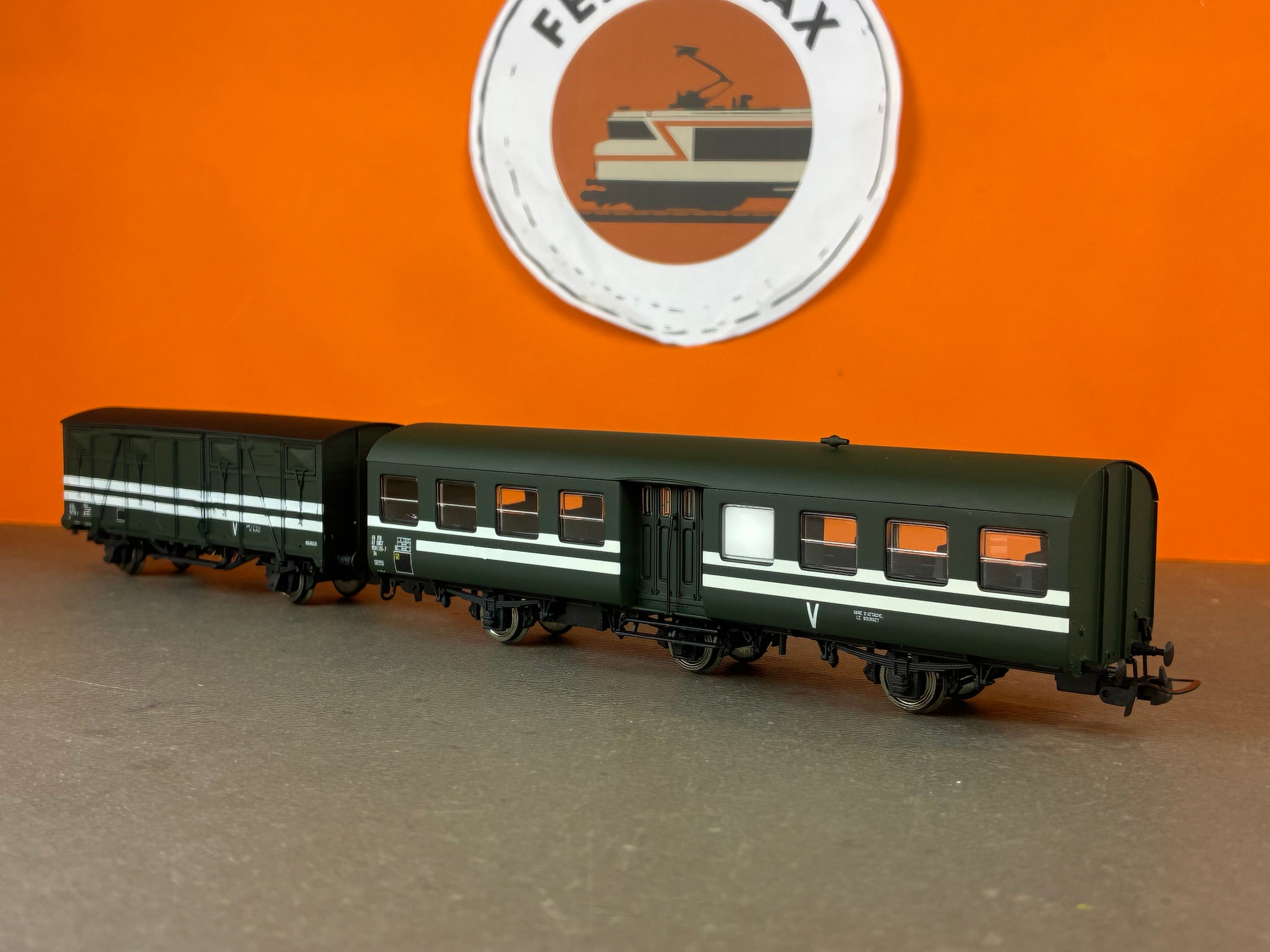 Coffret 3 Wagons LS MODELS EVS MAURO 30665, échelle HO (1/87), état Neuf
