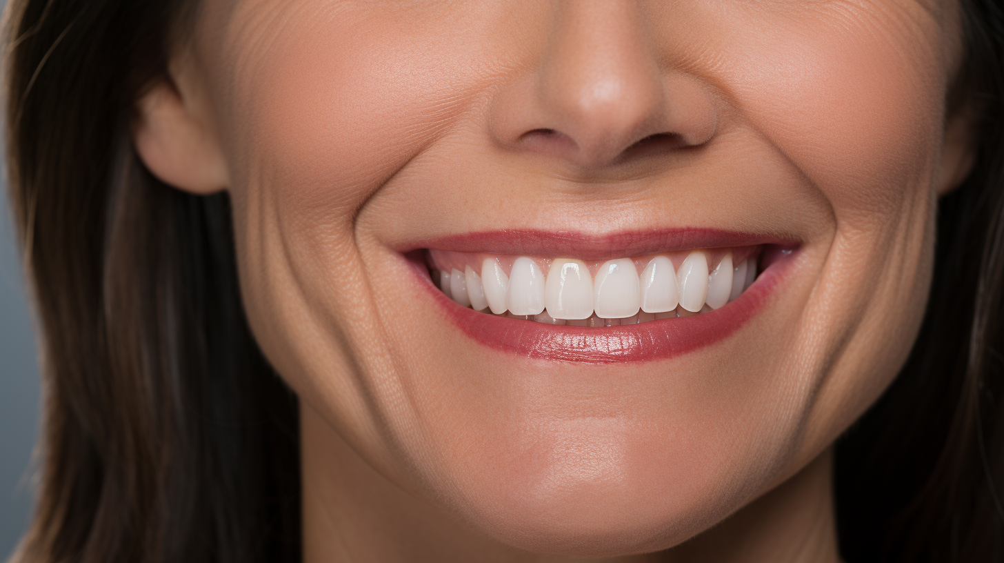 Woman smiling Rediscovering her smile, 