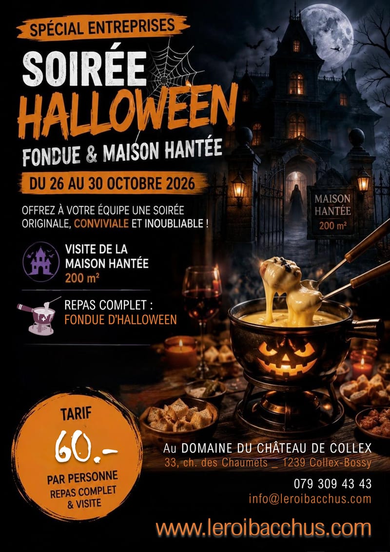 Du 26 au 30.10.26 _ Fondue d'Halloween Entreprise