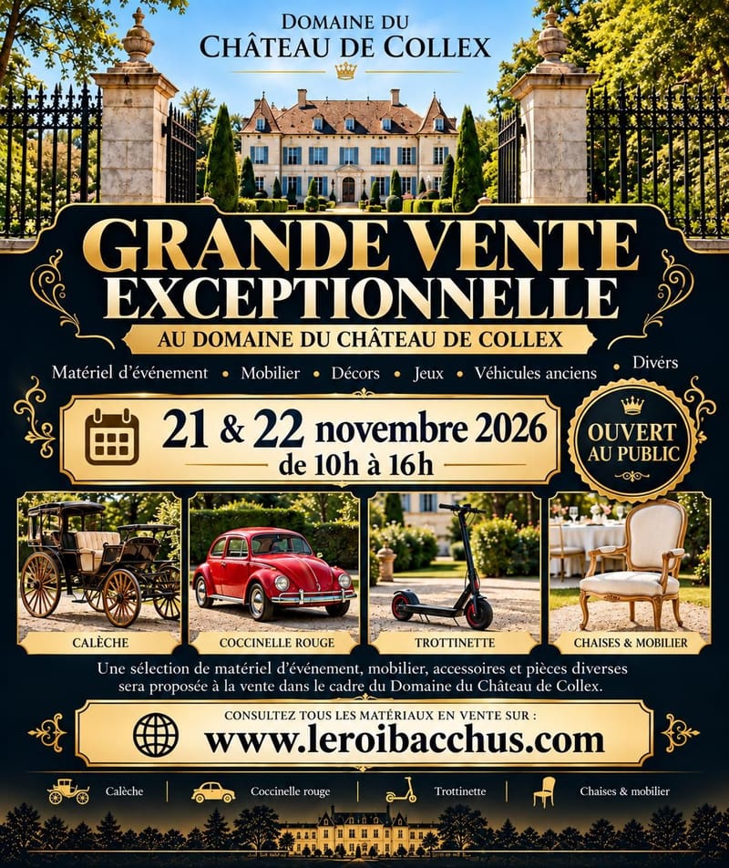 21 et 22.11.26 _ GRANDE VENTE Exceptionnelle