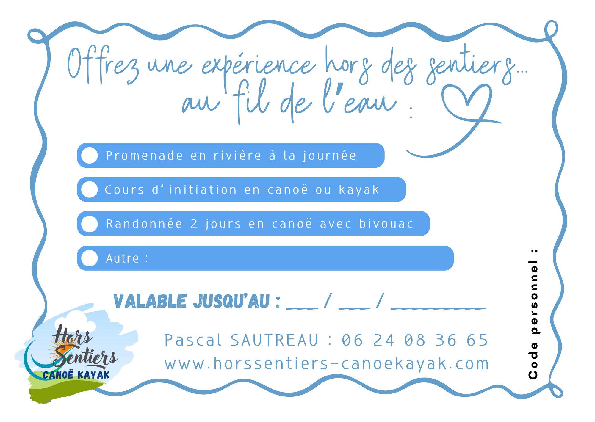 Verso du bon cadeau