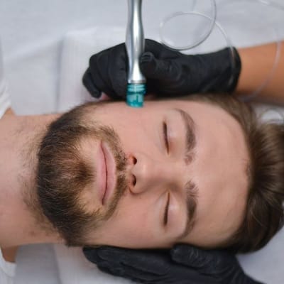 Brighten Men's Skin with HydraFacial