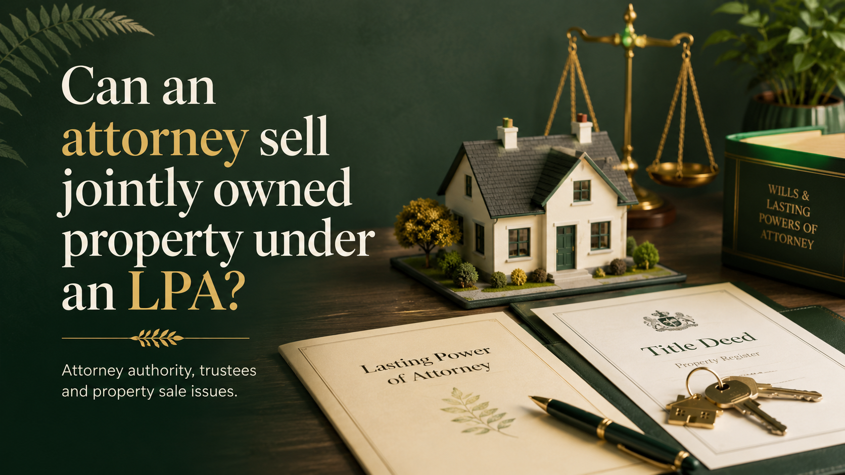 Can an Attorney Sell Jointly Owned Property under an LPA