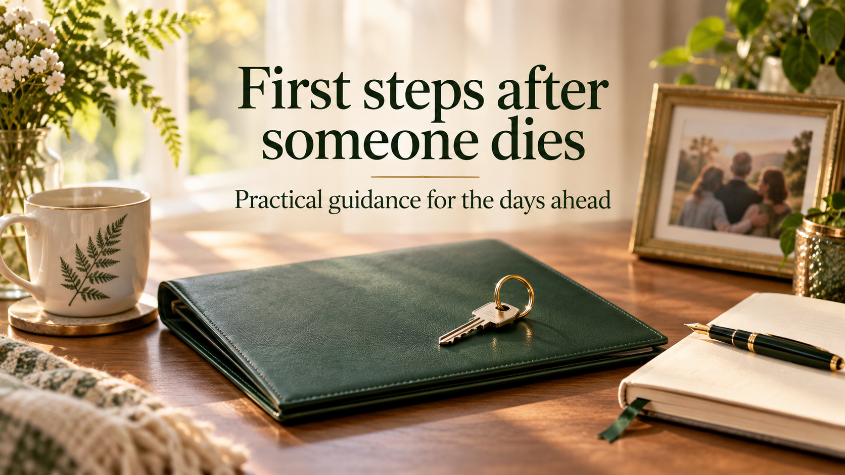 First steps after someone dies