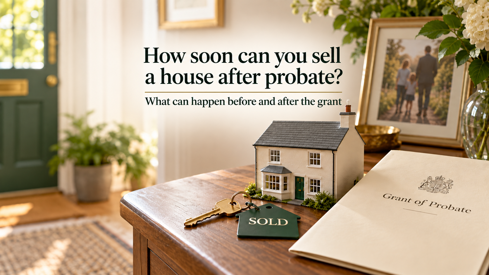 How soon can you sell a house after probate is granted?