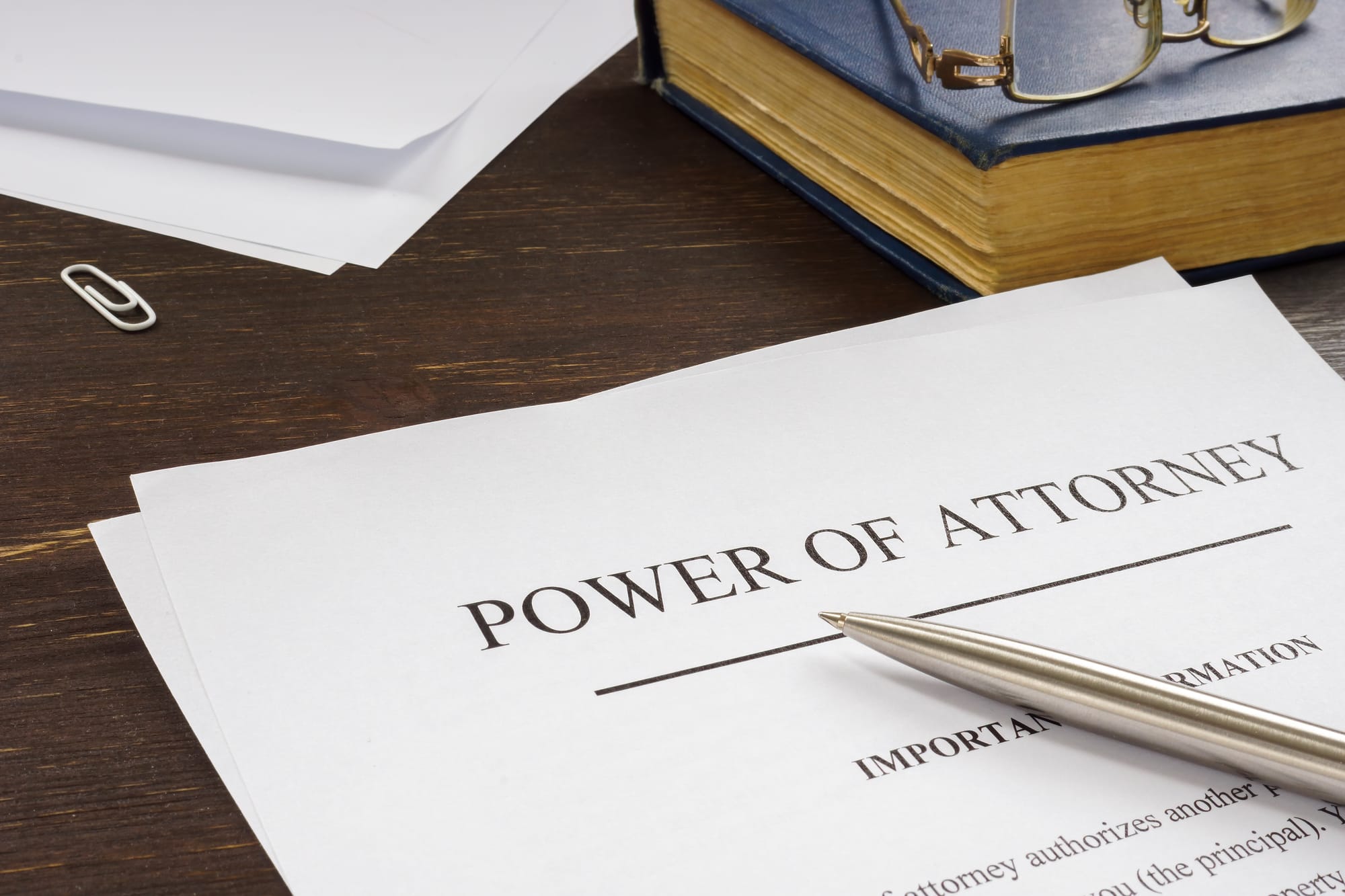 What are the five types of Power of Attorney
