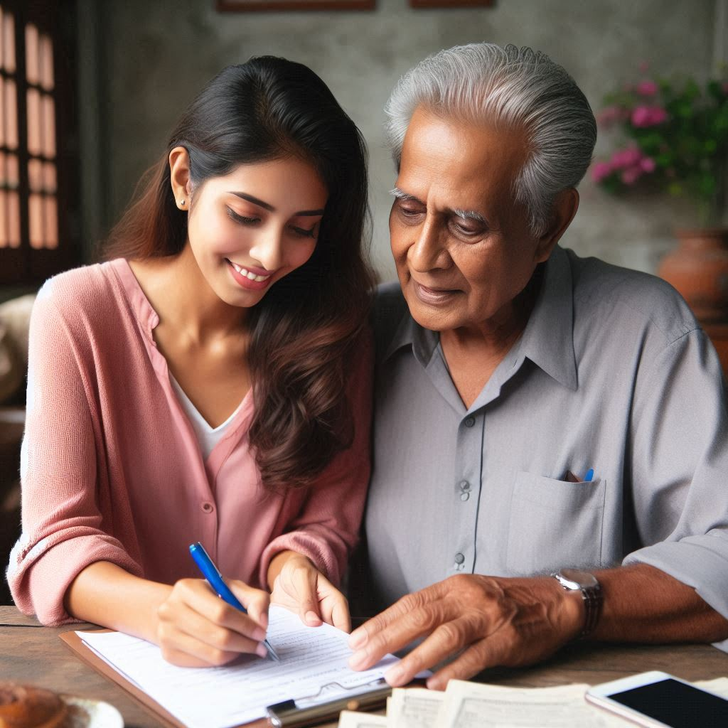 family reviewing LPA