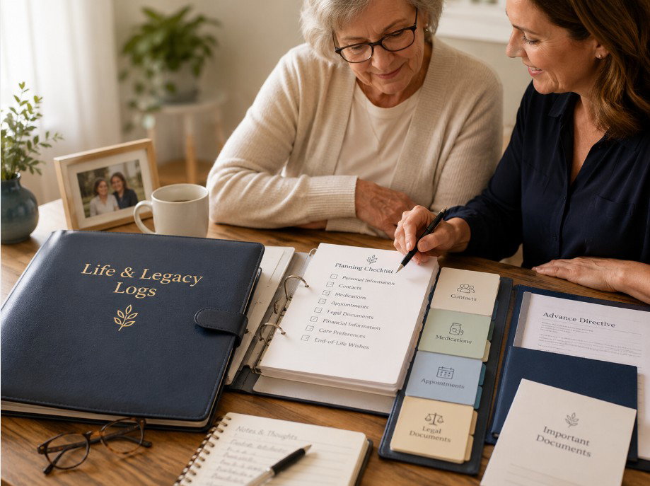 Practical records for attorneys and families supporting someone with dementia.