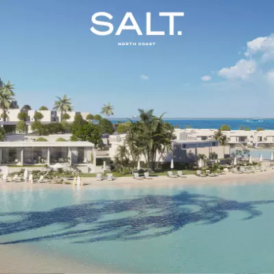 قرية سولت الساحل الشمالي salt north coast من  شركة تطوير مصر Tatweer Misr Developments