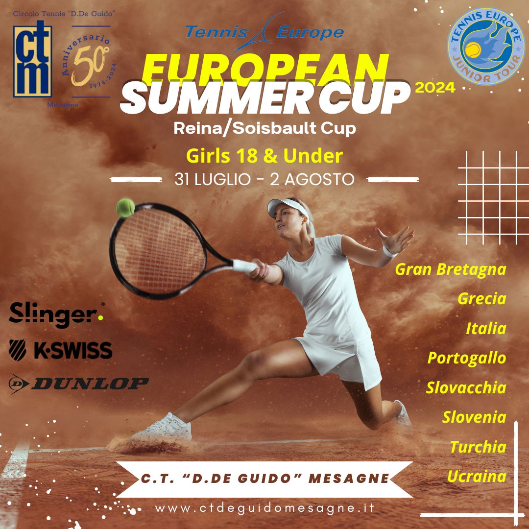 La Reina/Soisbault Cup: Un Evento Imperdibile al Circolo Tennis "Dino De Guido" di Mesagne