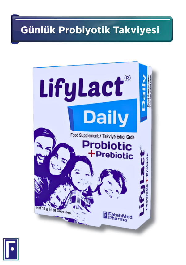 LifyLact® Daily   Günlük Probiyotik + Prebiyotik Takviyesi