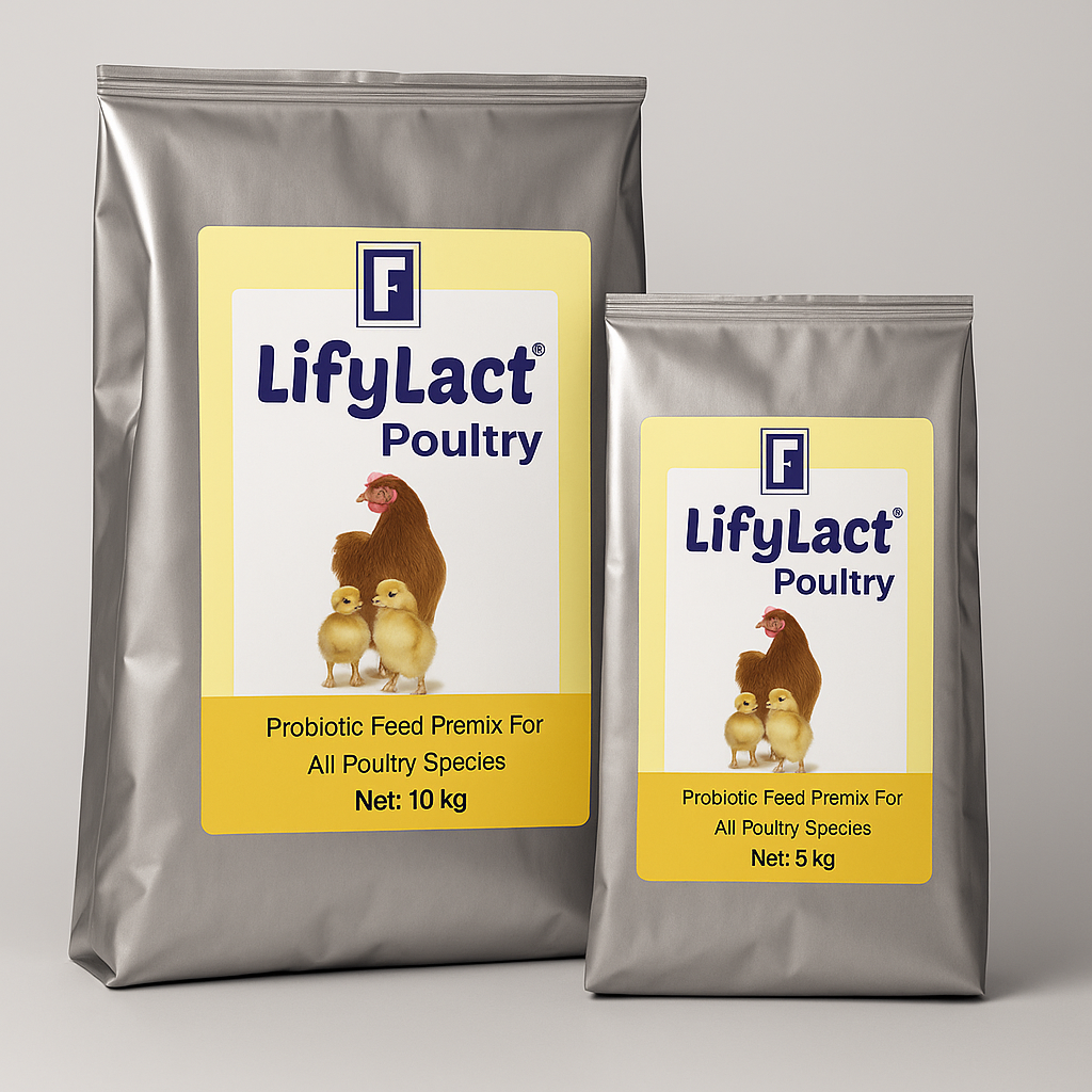 LifyLact Poultry Probiyotik ve Prebiyotik Takviyesi - Kanatlı Sağlığı ve Sindirim Sistemi Desteği