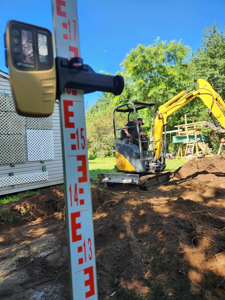 Excavation au laser