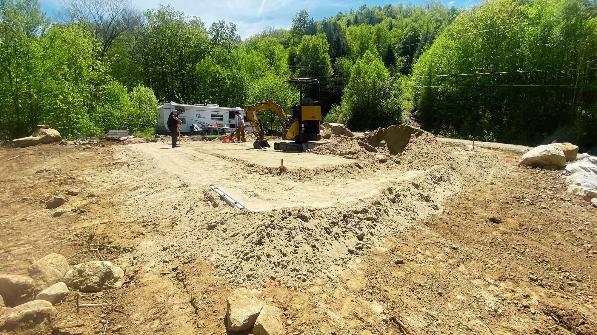Excavation et nivellement