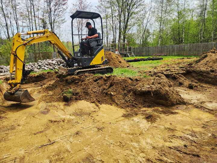 Excavation au laser