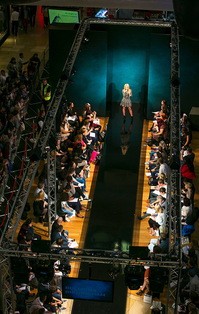 Mollie King's Fashion Show at the Bullring Birmingham