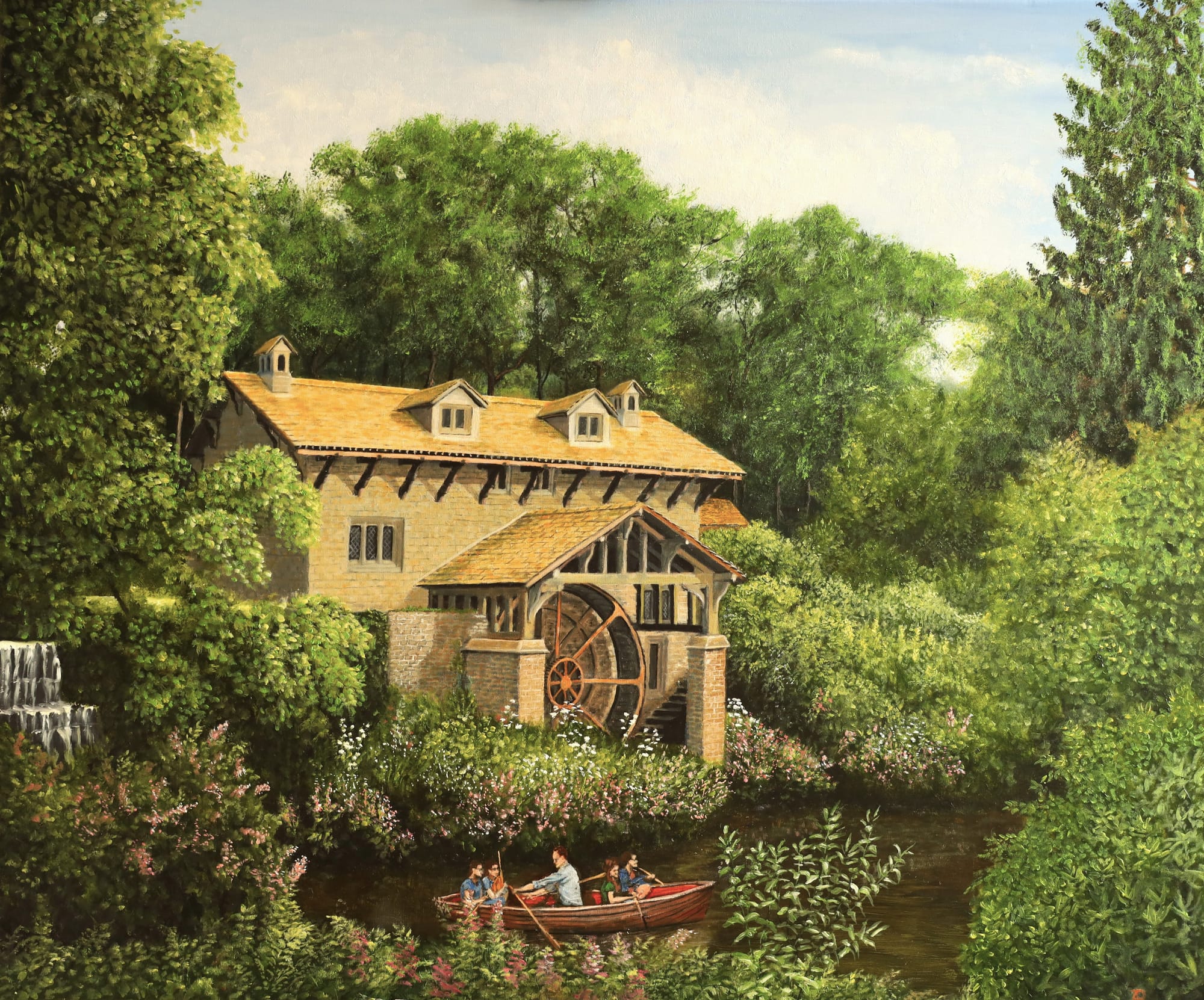 Osmaston Saw Mill Water Wheel