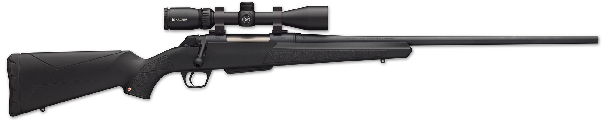 $772.58 Winchester Repeating Arms 535705296 XPR Scope Combo Full Size 350 Legend 3+1 22" Black Perma-Cote Sporter Barrel, Drilled & Tapped Steel Receiver, Matte Black Fixed Synthetic Stock, Vortex Crossfire II 3-9x40mm Scope