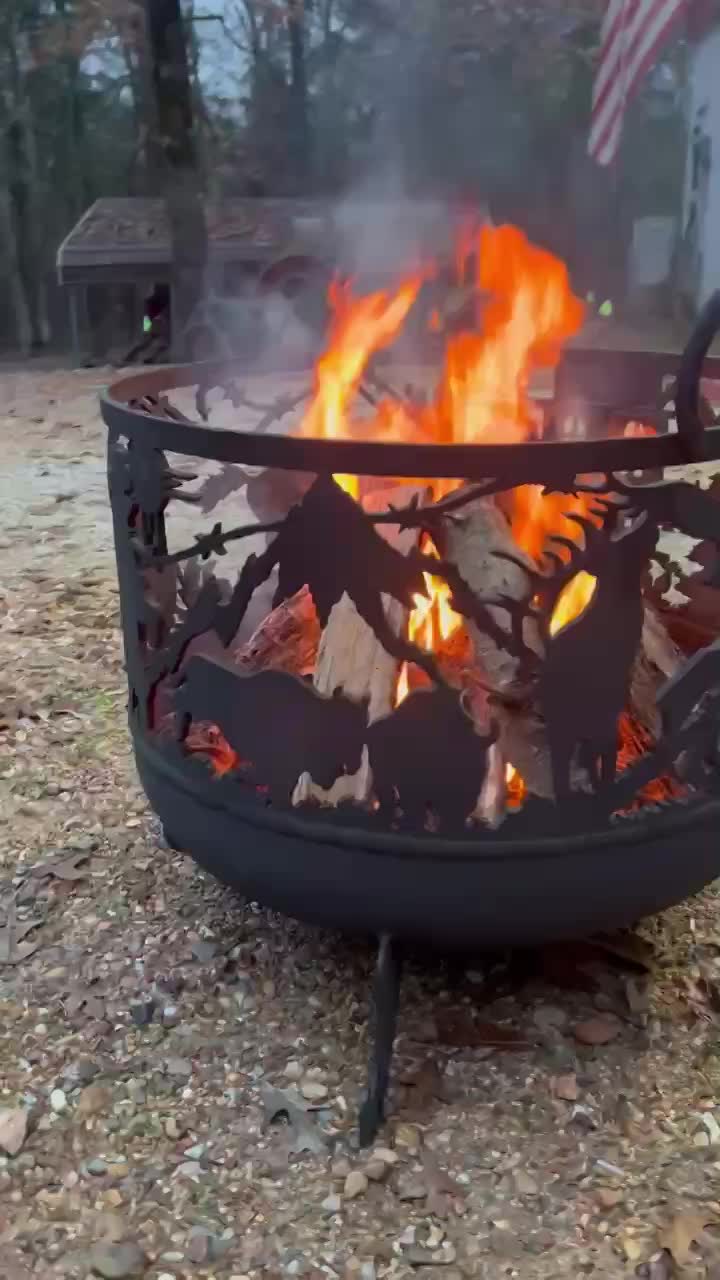 Custom made to your design. Using a oxy-acetylene torch. Material repurposed from propane tank.