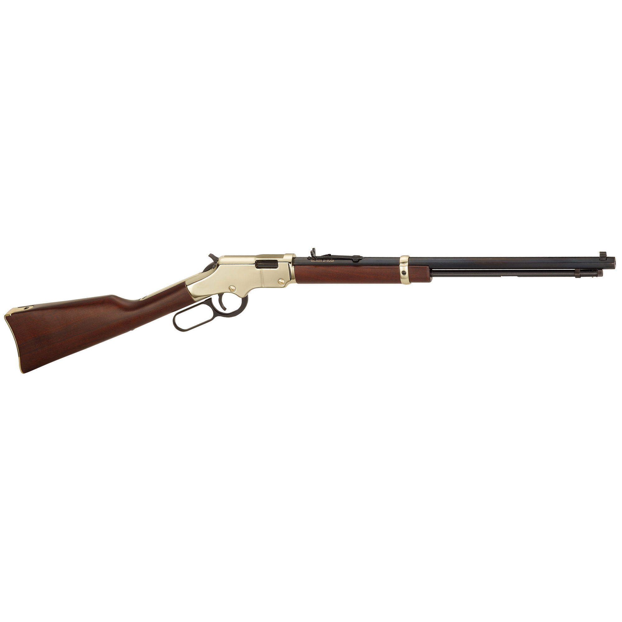 $545.00 cash price. Henry Repeating Arms, Golden Boy, Lever Action, 22WMR, 20.5" Barrel, Brass Receiver, Walnut Stock, Adjustable Sights, 12 Rounds
