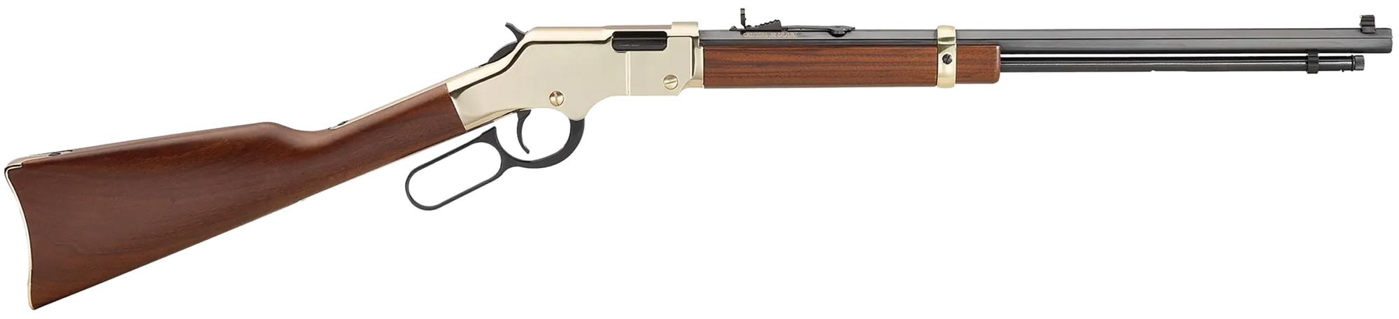 Like New Henry Repeating Arms, Golden Boy, Lever Action, 17HMR , 20.5" Barrel, Brass Receiver, Walnut Stock, Adjustable Sights, 12 Rounds