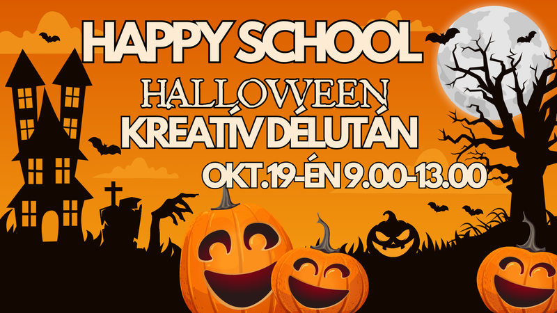 Halloweeni kreatív délelőtt 2025.10.19-én 9.00-13.00