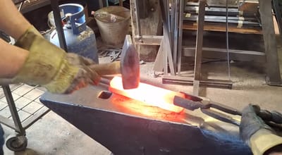 Forging a laminated knight's longsword