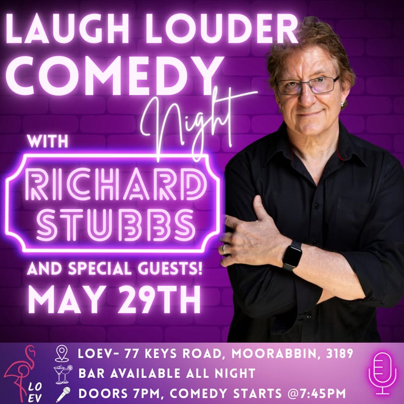 Lough Louder Comedy Night with Richard Stubbs- May 29th