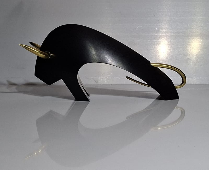 BLOC ALUMINIUM MASSIF ANODISÉ NOIR TAUREAU