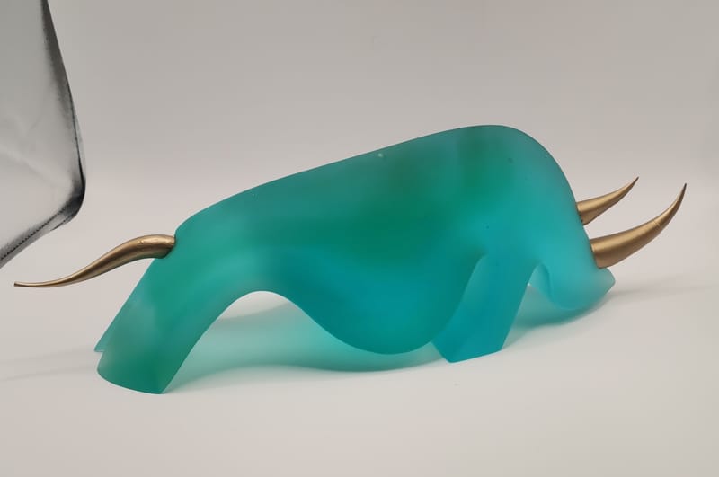 RHINOCEROS PATE DE VERRE