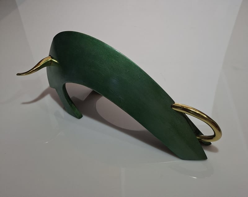 TAUREAU aluminium POLI VERT 30CM env