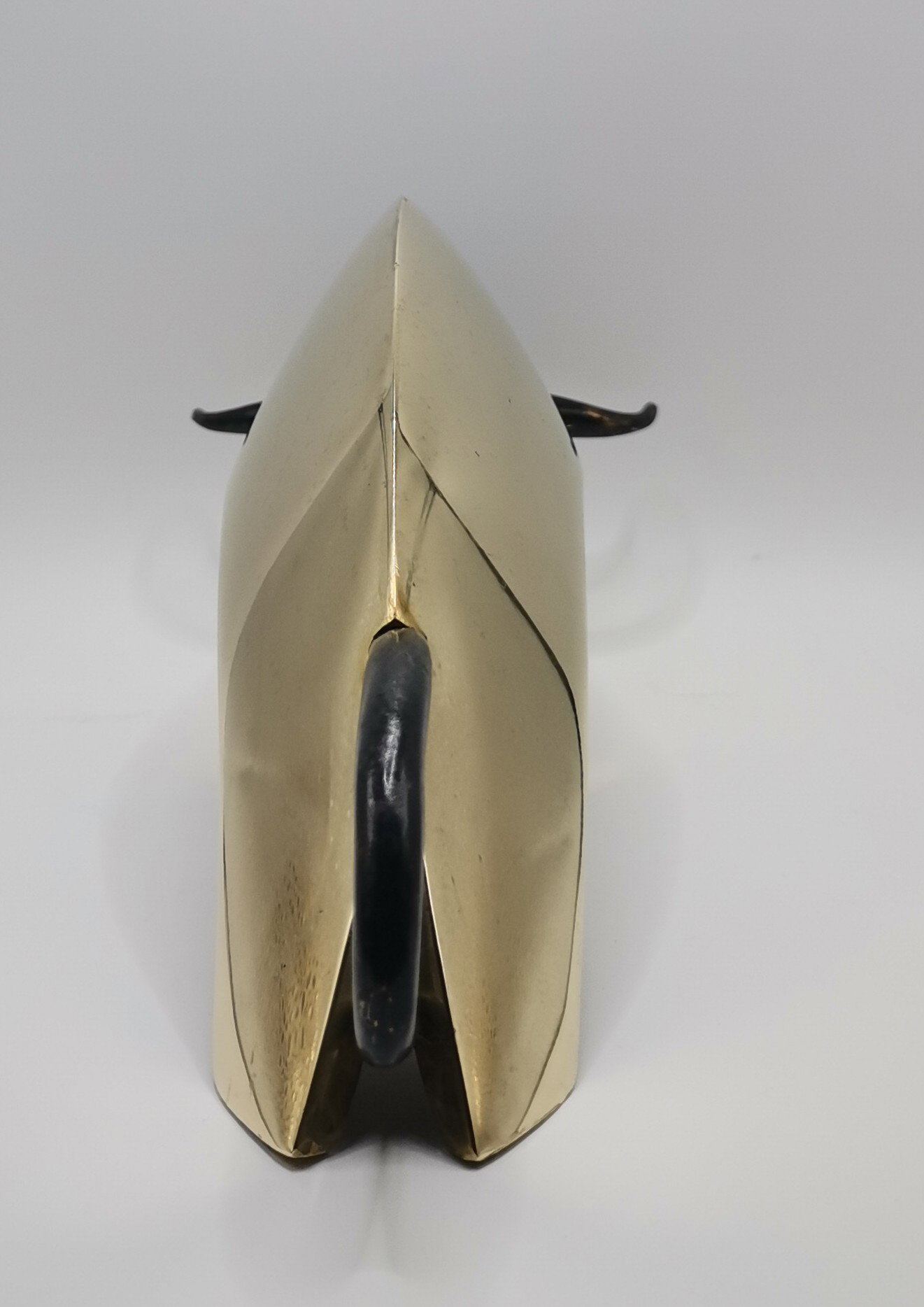 TAUREAU BRONZE POLI 30CM env